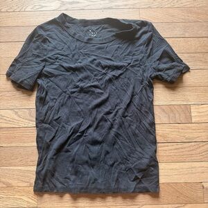A new day Black cotton crew neck t-shirt size M #casualwear